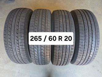 265 / 60 R 20 (4) TIRES YOKOHAMA