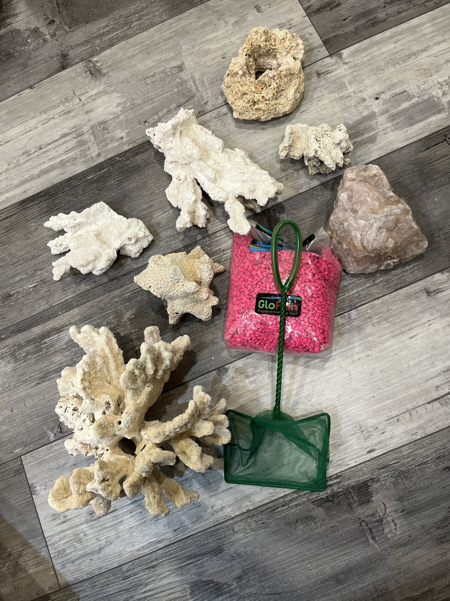 Aquarium Coral And Gravel