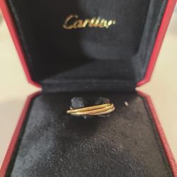 Cartier Trinity Ring And Necklace (Small Model) – Size 51 – $800 /$1000