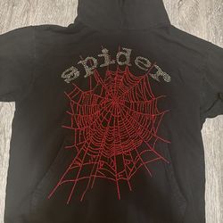 spider hoodie rhinestone og