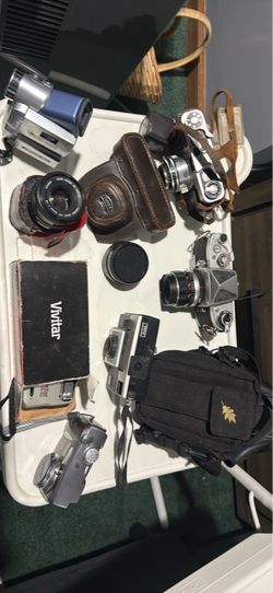 Vintage Camera and Lens Collection Lot