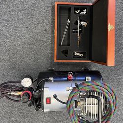 Paasche Airbrush Kit With Compressor 