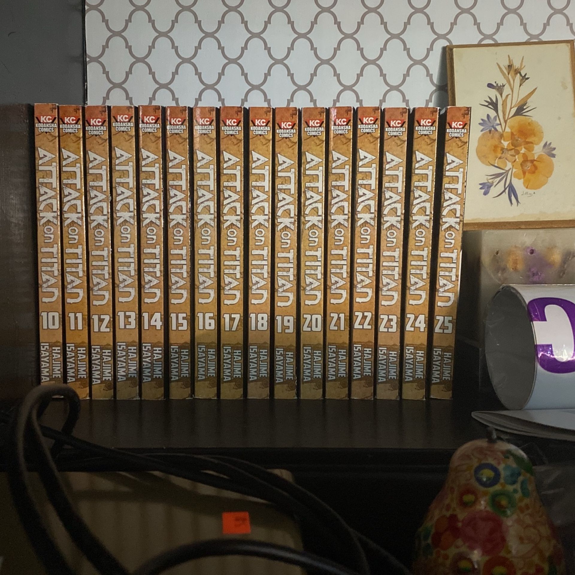Attack on Titan Manga Vol. 10-25