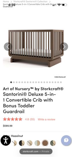 Storkcraft Santorini Crib Deluxe 5-in-1 (UNOPENED)