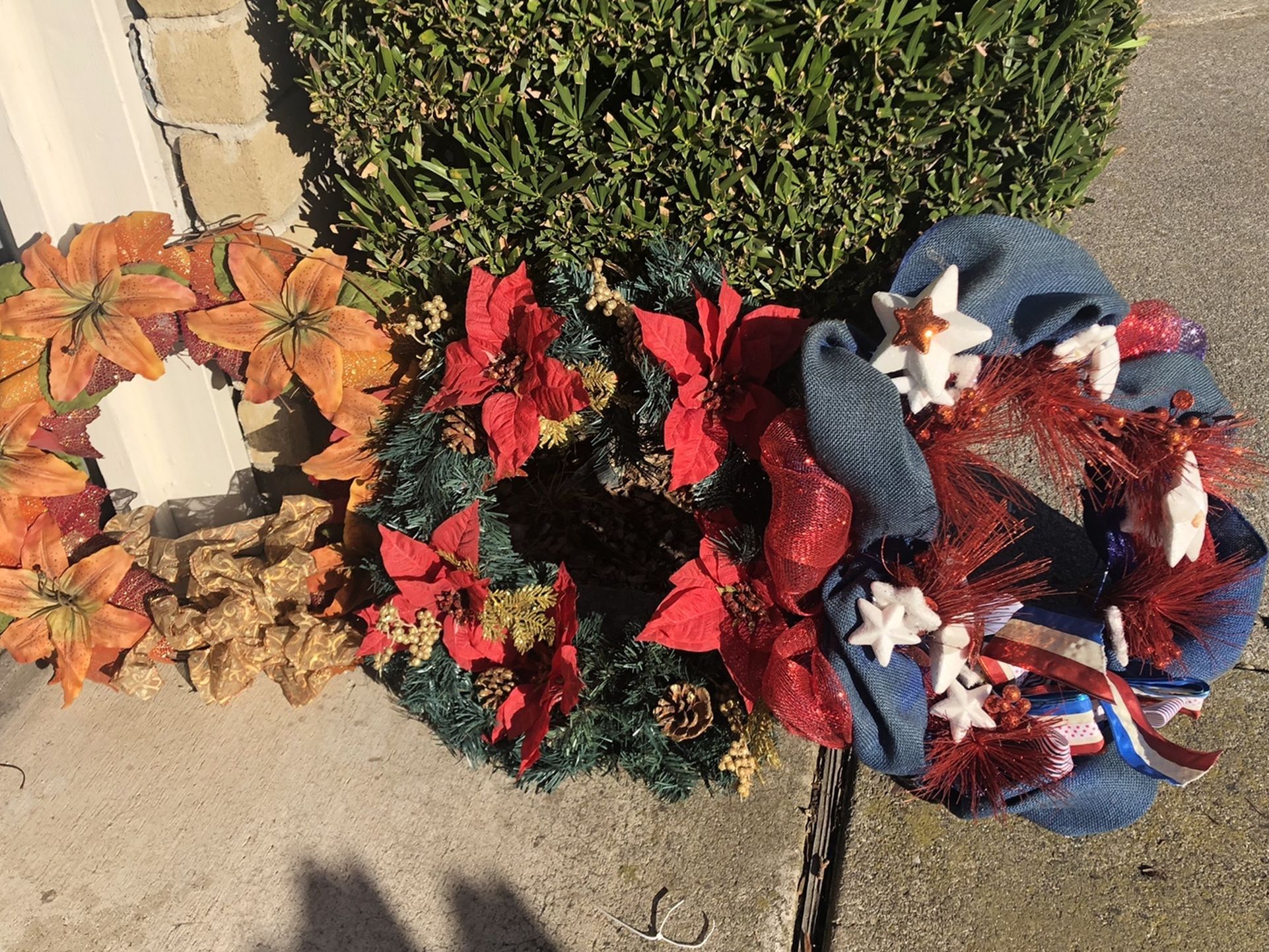Holiday Wreaths - $10 For All 3