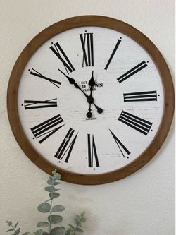Rustic clock