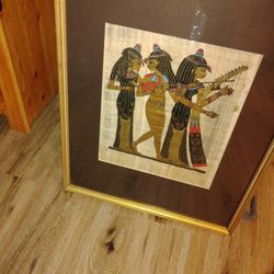 Egyptian papyrus painting