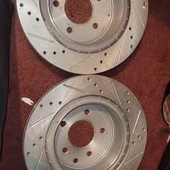 Drilled And Slotted Rotors 370z