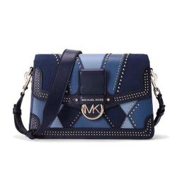 Michael Kors blue Leather  Shoulder Bag New $135./ 