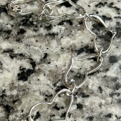 New S925 Big Hearts Bracelet 