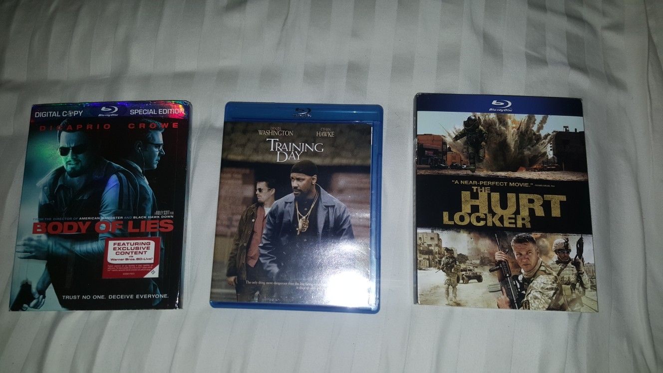 Blurays and DVDs
