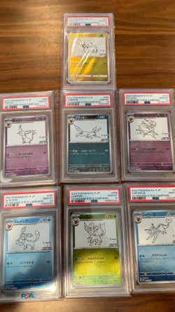 Pokemon Yu Nagaba PSA 10 Graded Cards Pikachu Eeveelutions