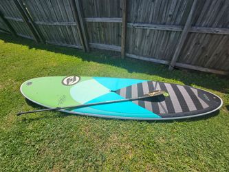 12 ft Paddle Board with Extendable Paddle