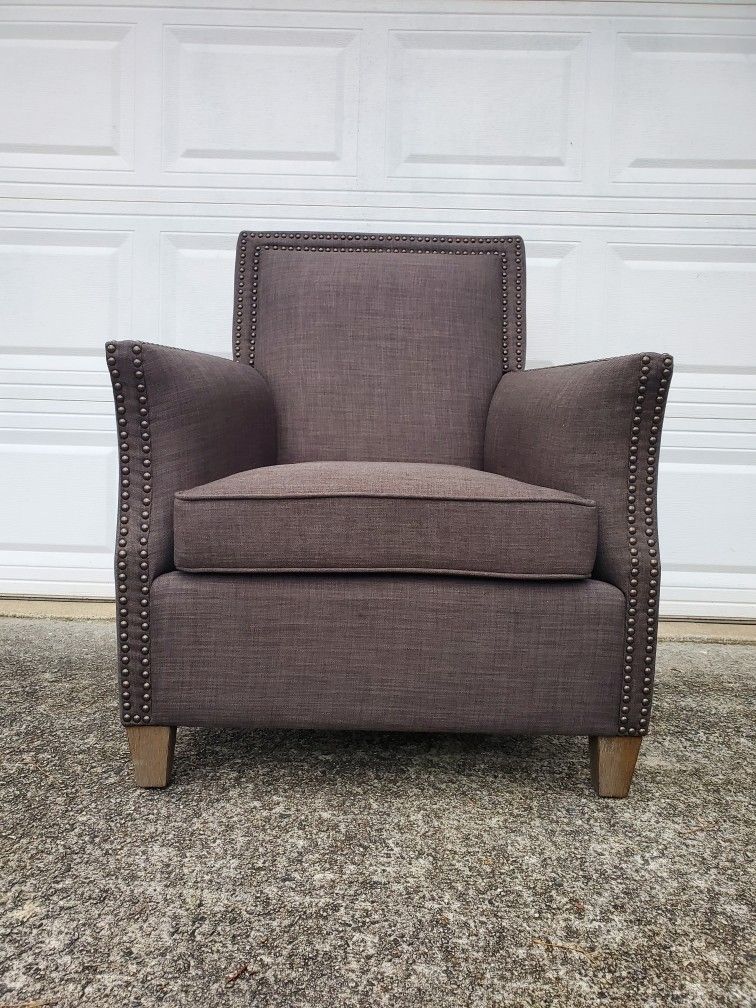 Uttermost Darick Charcoal Armchair / Chair