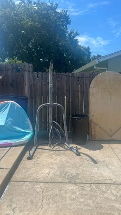 Punching bag stand