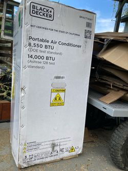 Portable A/C, 14,000 btu, new $250 OBO