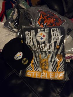 Pittsburgh Steelers NFL T-Shirt and New Era Hat