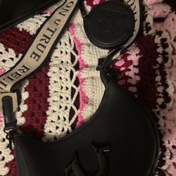 True Religion Logo Strap Bag