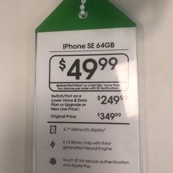 $50 IPHONE SE