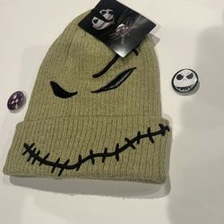 Disney Nightmare Before Christmas Oogie Boogie Beanie  Embroidered