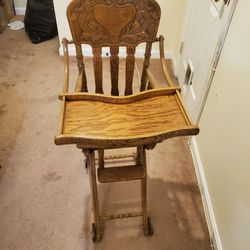 Antique Vintage High Chair