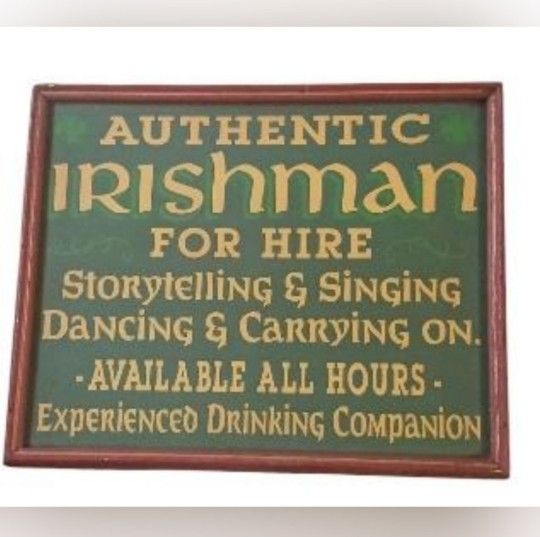 Authentic Irishman For Hire Picture