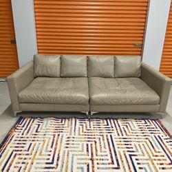 Large & Comfortable Leather Couch