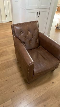 Brown accent armchair $40. No rips or tears