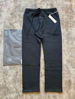 ESSENTIALS FEAR OF GOD BLACK SWEATPANTS – SIZE S