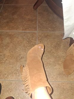 Suede boots size 5,5