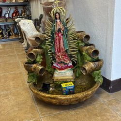 Virgen Mary  Water Fountain