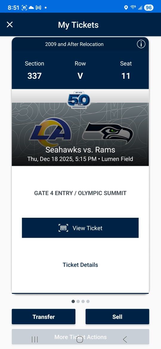 Seahawks Tickets