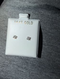 .925 Sterling silver baby unisex earrings 3mm