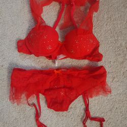Victoria's Secret Red Bra Sets Sets for Women for sale
