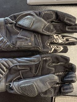 Womens Scorpion leather motorcycle gloves