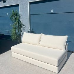 Article Braam Vintage White Sofa Bed