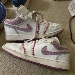 Jordan 1 Low Knit Sz 6y