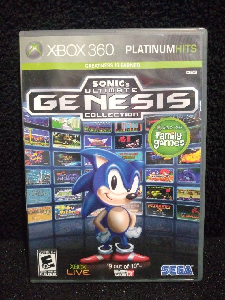 Sonic's Ultimate Genesis Collection Xbox 360