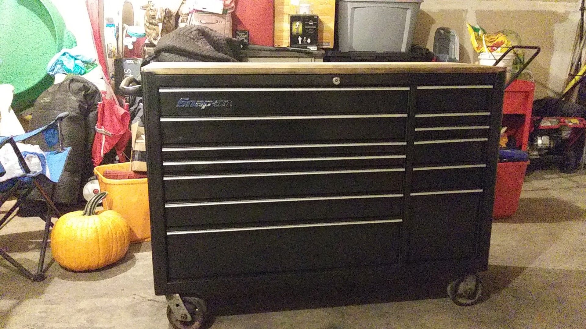 Snap on tool box