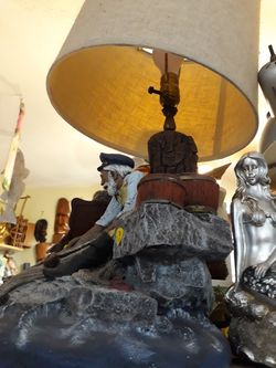 Cool large nautical lamp weekend special