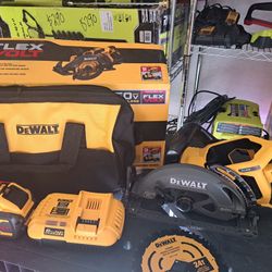 FLEXVOLT 60V MAX 7-1/4 in. Cordless Worm Drive Style Saw with 9.0Ah Battery Kit