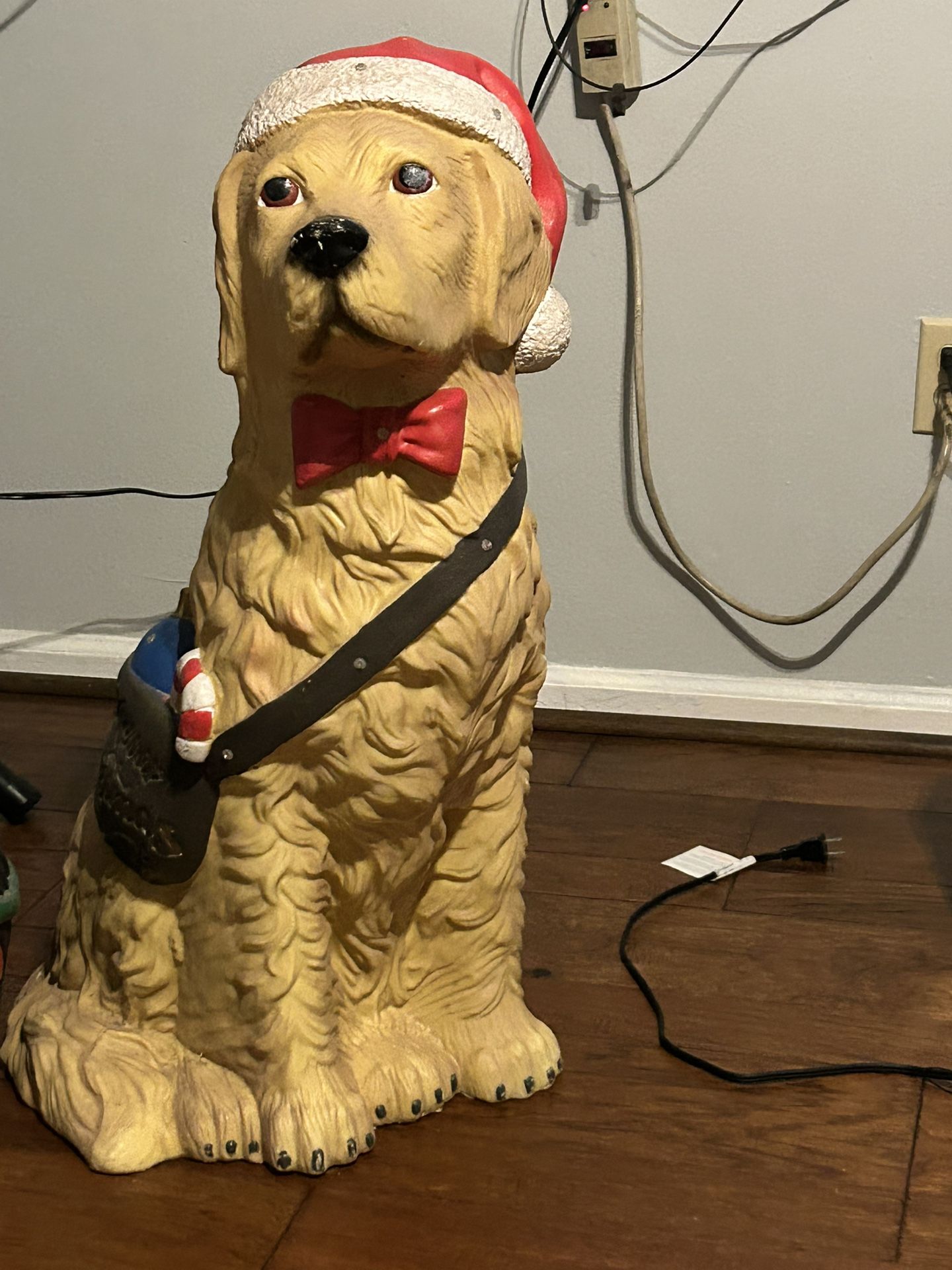 Christmas Light Up Dog