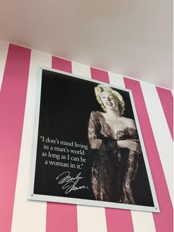 Marilyn Monroe Tin Sign