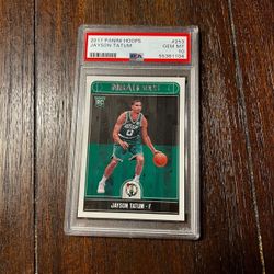 Jayson Tatum Rookie Card PSA Mint 10