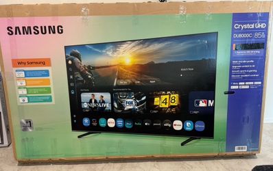 85 TV Samsung smart 4K HDTV $55 selling Financing for delivery six month warranty
