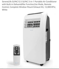 BEAT THE HEAT!!! SereneLife SLPAC12.5, 3-in-1 Portable Air Conditioner 12,000btu w/Remote Control