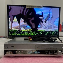 RCA RTD300 DVD/VCR COMBO PLAYER 4 HEAD VHS ( DVD PLAYER NO SOUND)