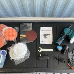 Cordless car buffer polisher