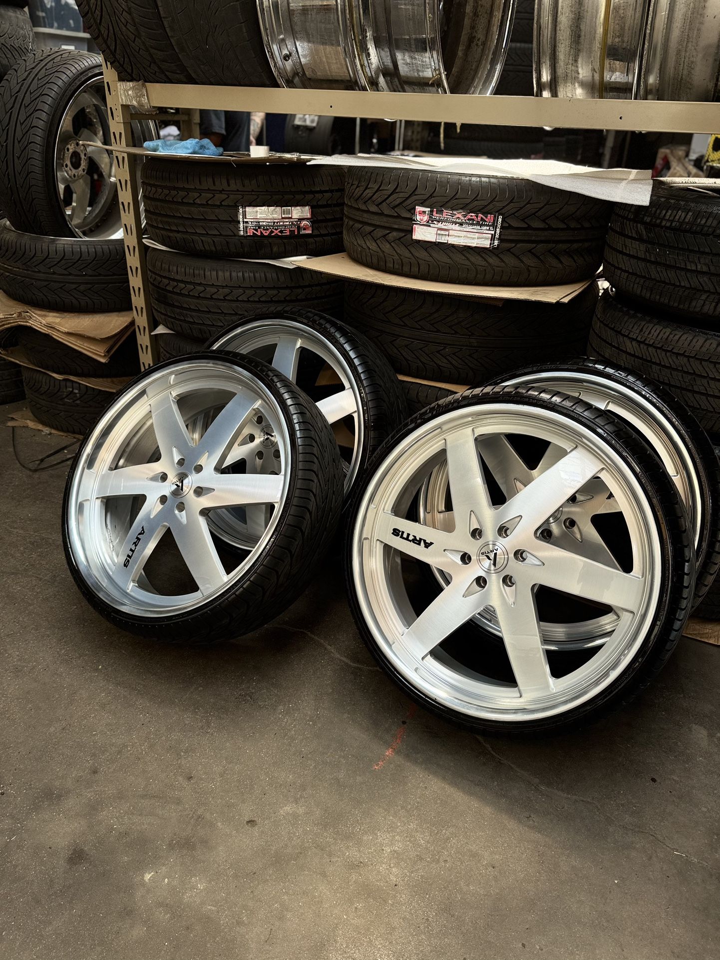 26” Artis Monoblock Bullet Wheels Rims Tires 26 Inch 26s 6x127 6x5.0 TBSS Chevy Trailblazer SS