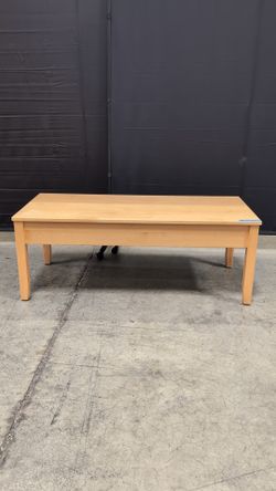 Natural Maple Rectangular Coffee Table